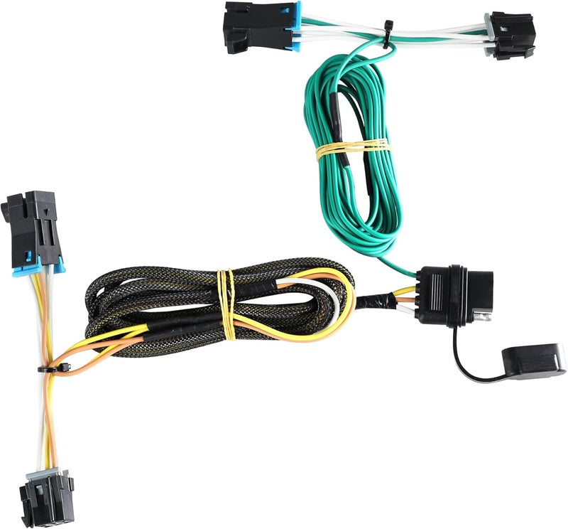 Oyviny Custom 4 Way Trailer Wiring Harness 55540 for 2003-2023 Chevy Express/GMC Savana 1500, 2500, 3500, 4 Way Trailer Light Wiring Kit Express Trailer Harness - Image 1
